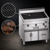 Thumbnail image #4 for Bistro 36-Inch Gas Restaurant Range with Chitwood Charbroiler and Cabinet Base