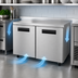 Thumbnail image #4 for Hoshizaki Steelheart UR48B 48-Inch Two-Section Undercounter Refrigerator