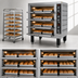 Thumbnail image #4 for BakeMax Four-Deck Electric Artisan Stone Deck Oven, 12 Pan Capacity, 220V/3-Phase