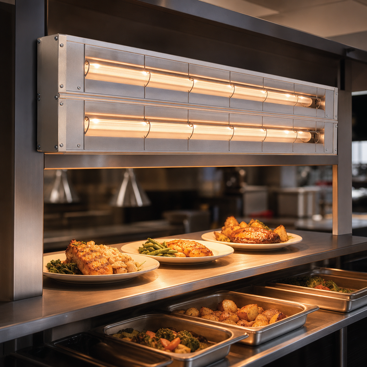 Product image #4 for Hatco Glo-Ray 36-Inch Double Lighted Infrared Strip Heater
