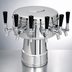 Thumbnail image #4 for Glastender 5-Faucet Mushroom Draft Dispensing Tower, Mirror Finish, Glycol Cooled