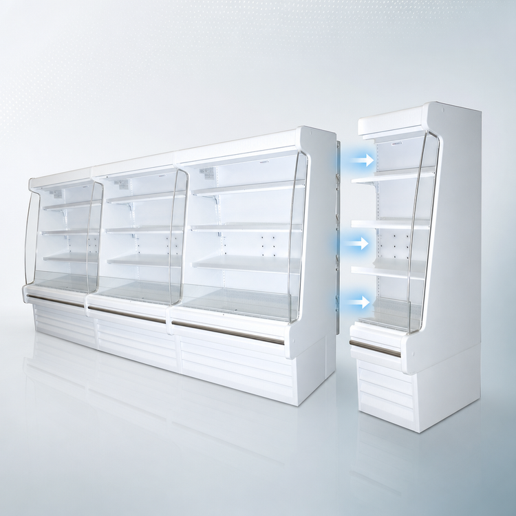 Product image #5 for Howard-McCray Ovation Series 51-Inch Dairy Open Merchandiser, Self-Contained, LED, Vertical Case