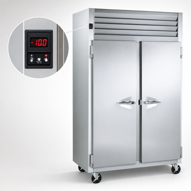 Product image #4 for Traulsen Dealer's Choice G Series 2-Section Reach-In Freezer with Full-Height Solid Doors, Right/Right Hinged