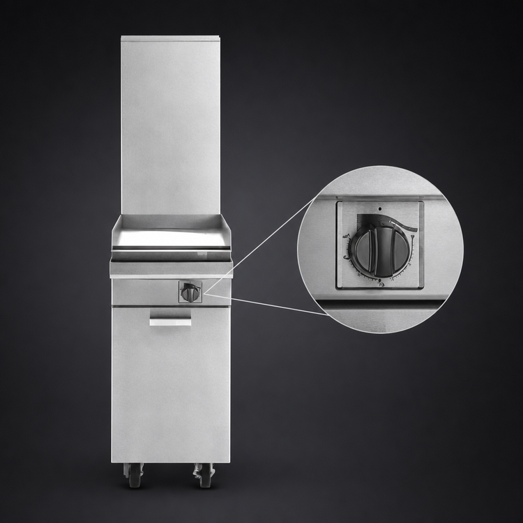 Product image #4 for Garland Master Series M8S Heavy Duty 17-Inch Gas Add-A-Unit Griddle with Storage Base
