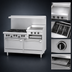 Thumbnail image #4 for Garland US Range U Series 60-Inch Commercial Gas Range with 6 Open Burners, 24-Inch Raised Griddle/Broiler, and 2 Standard Ovens
