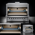 Thumbnail image #4 for Omcan USA PE-CN-36P26 Single-Chamber Natural Gas Countertop Pizza Oven, 26-1/2-Inch Wide