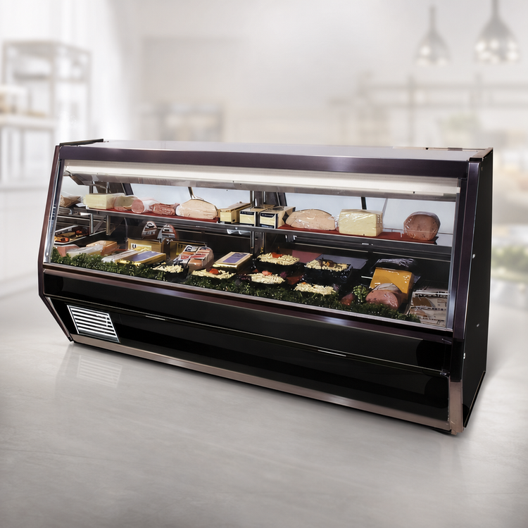 Product image #4 for Howard-McCray 40E Series 75-Inch Full Service Deli Meat & Cheese Service Case, Straight Glass, Self-Contained Refrigeration