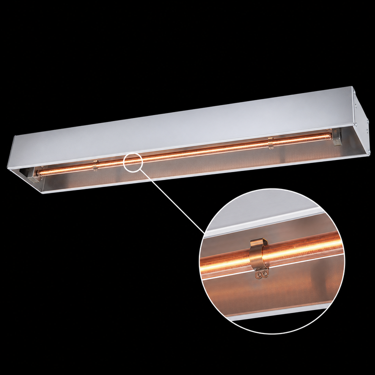 Product image #4 for Hatco Glo-Ray GRAH-48 48-Inch High-Wattage Unlighted Infrared Strip Heater