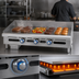 Thumbnail image #4 for Imperial ITG-72 72-Inch Countertop Gas Griddle with Thermostatic Controls and 24-Inch Deep Polished Steel Plate