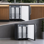 Thumbnail image #5 for Summit Commercial SBC54OSBIADANK Outdoor ADA Kegerator, Built-In/Freestanding, Dual Tap, 304 Stainless Steel, 2 x 1/6-Barrel Keg Capacity