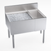Thumbnail image #4 for Krowne Royal Series 36-Inch Underbar Multi-Station Ice Bin With Bottle Well and Built-In 10-Circuit Cold Plate