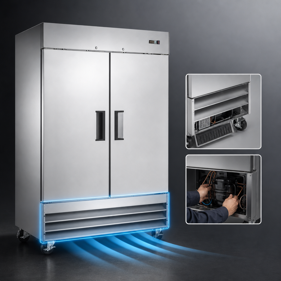 Bottom-Mount Self-Contained Refrigeration