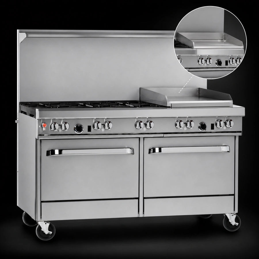 Raised Griddle/Broiler