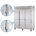 Thumbnail image #4 for True SPEC SERIES Three-Section Reach-In Refrigerator, 38-53 Cu. Ft., 6 Half Doors, Top-Mounted Self-Contained Refrigeration