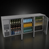 Thumbnail image #4 for Glastender CP1FB84 84-Inch Bar Profile Pass-Thru Front-Serviced Back Bar Cooler
