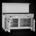 Thumbnail image #4 for Southbend Ultimate 60-Inch Gas Restaurant Range with 8 Open Burners and 2 Cabinets