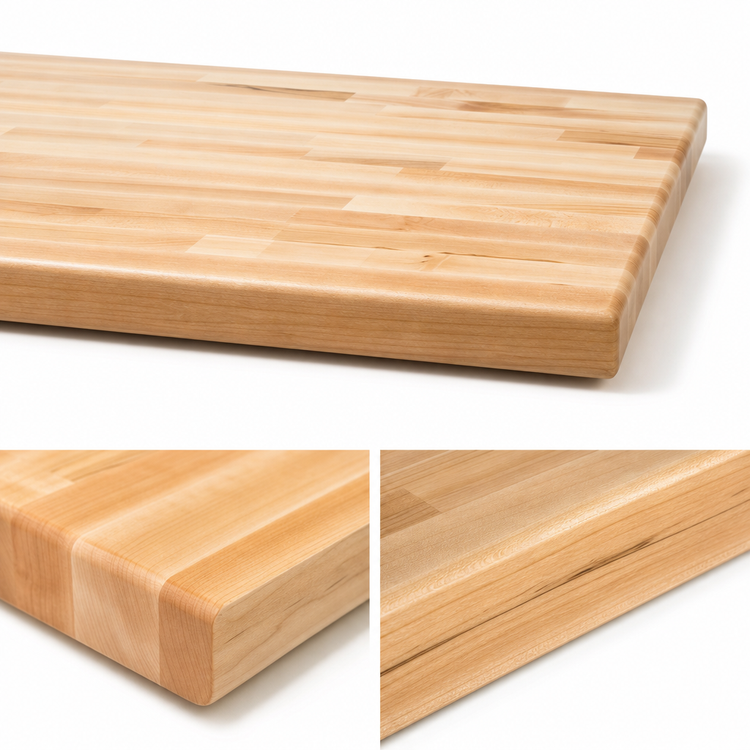 Product image #4 for Boos Block 36 x 27 Inch Blended Edge Grain Maple Kitchen Countertop with Varnique Finish