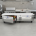 Thumbnail image #3 for Randell FX-2CS-290 96-Inch Flexible Refrigerator/Freezer Chef Stand with 2 Drawers