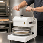 Thumbnail image #5 for DoughXpress DXM-W Manual Heated Pizza Dough Press, Up to 18-Inch Diameter, Digital Controls, White