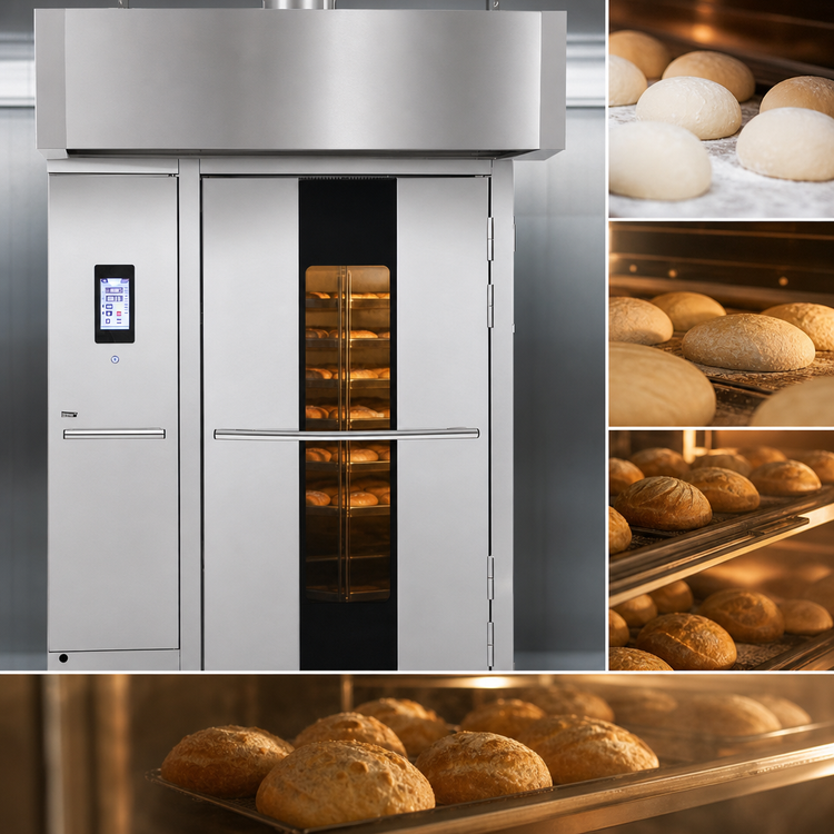 Product image #4 for Baxter OV520G2 Gas Rotating Rack Oven with Smart Touch Programmable Controls