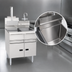 Thumbnail image #4 for Pitco Solstice Supreme Floor Model Pasta Cooker Rinse Station with Faucet, 10-Gallon Marine Grade Stainless Steel Tank