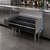 Thumbnail image #4 for Glastender Free-Standing Stainless Steel Underbar Liquor Steps, 42-Inch W x 24-Inch D, 4-Step