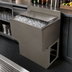 Thumbnail image #5 for BK Resources 30-Inch Wide Insulated Underbar Ice Bin with 8-Circuit Aluminum Cold Plate and Pedestal Base, 80 lb Capacity