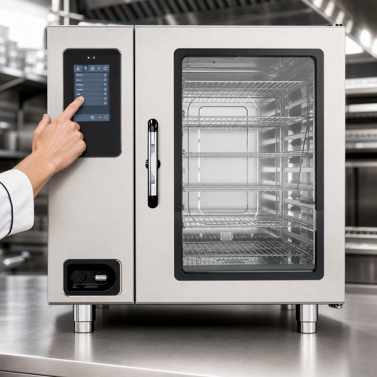 Product image #4 for Alto-Shaam Prodigi Classic 10-20E Electric Boilerless Countertop Combi Oven/Steamer, 10 Full-Size Sheet Pan / 22 Hotel Pan Capacity