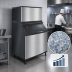 Thumbnail image #4 for Koolaire KDT1700A Air-Cooled Self-Contained Full-Dice Cube Ice Machine, 1652 lb/24 Hr, 48-Inch Wide