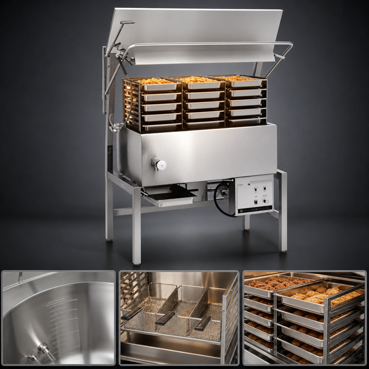 Product image #4 for Skittle SKG15-5 Multi-Function Gas Cooker, 22.3 Gallon Kettle Capacity