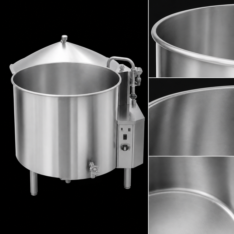 Product image #4 for Legion Low-Rim 30-Gallon Full-Jacketed Self-Contained Gas Kettle