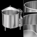 Thumbnail image #4 for Legion Low-Rim 30-Gallon Full-Jacketed Self-Contained Gas Kettle