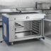 Thumbnail image #3 for Atlas Metal INFFB-5 Mobile Refrigerated Frost Top with Refrigerated Base