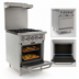 Thumbnail image #5 for General 24-Inch 4-Burner Natural Gas Commercial Range with 20-Inch Oven and Hi-Shelf Backriser