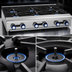 Thumbnail image #4 for Imperial 36-Inch Gas Countertop Hot Plate with 6 Open Burners and Stainless Steel Front/Sides