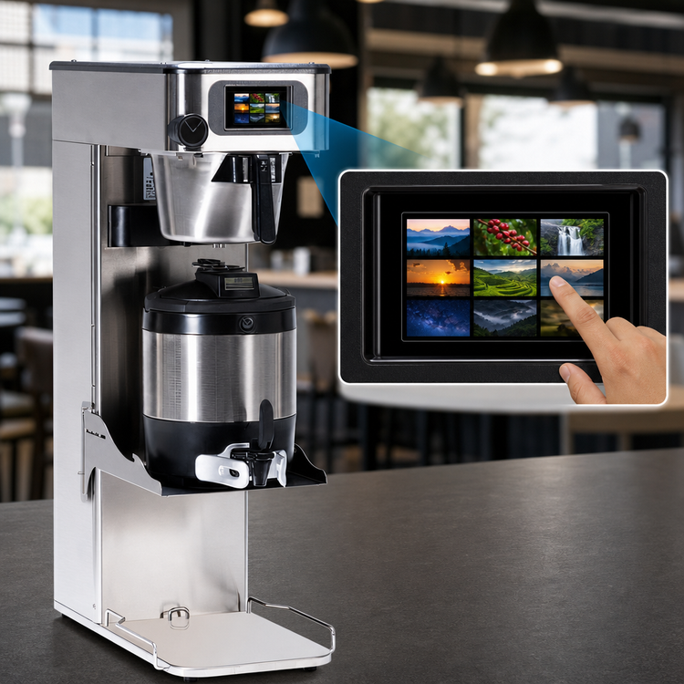 Product image #4 for BUNN Infusion Series Single Automatic Fill Tea/Coffee Brewer with Integrated 3-Position Flip Tray