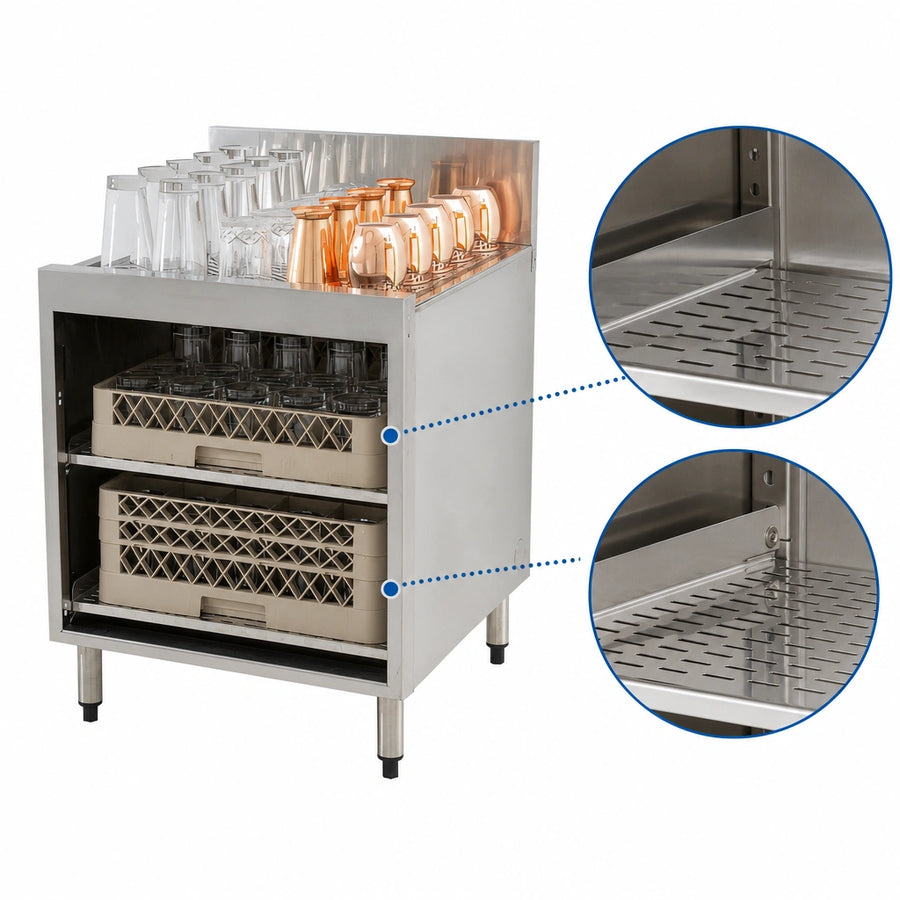 Adjustable Glass Rack Shelves