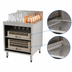 Thumbnail image #5 for Top Shelf 24-Inch x 24-Inch Stainless Steel Underbar Glass Storage Cabinet with Drainboard Top