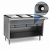 Thumbnail image #4 for Spec-Master HT4CB-208-3 4-Well Electric Hot Food Table with Enclosed Base and Cutting Board