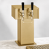 Thumbnail image #4 for Perlick Extra High Countertop Glycol-Cooled Tee Draft Beer Tower for 2 Faucets, Tarnish-Free Brass Finish
