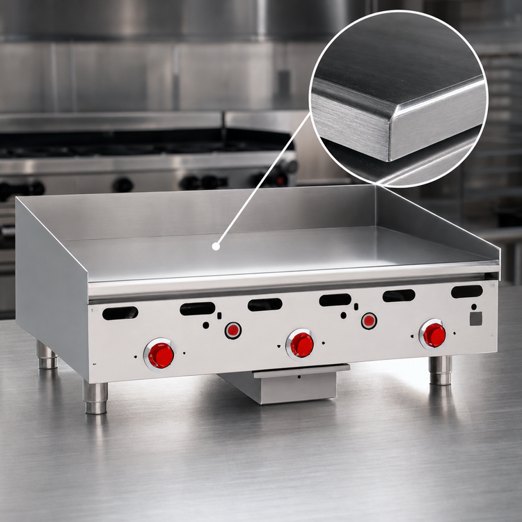 Product image #4 for Wolf ASA36 Heavy Duty Countertop Gas Griddle, 36" Wide