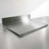 Thumbnail image #4 for John Boos 120 x 30 Inch Stainless Steel Food Display Countertop with 6-Inch Boxed Backsplash
