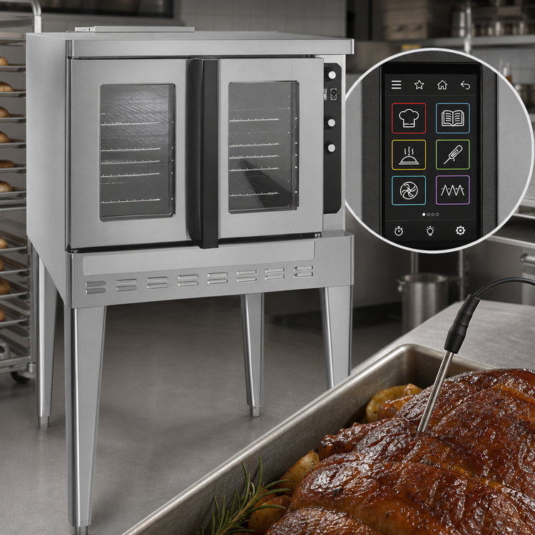 Product image #4 for Blodgett Premium Series DFG-200 Single-Deck Full-Size Bakery Depth Gas Convection Oven