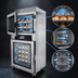 Thumbnail image #4 for NU-VU QBT-3/9 Full-Size Electric Oven/Proofer Combination with Touchscreen Controls, 3-Pan Oven and 9-Pan Proofer