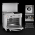 Thumbnail image #4 for Southbend Ultimate 36-Inch Gas Restaurant Range with 24-Inch Thermostatic Griddle and Convection Oven