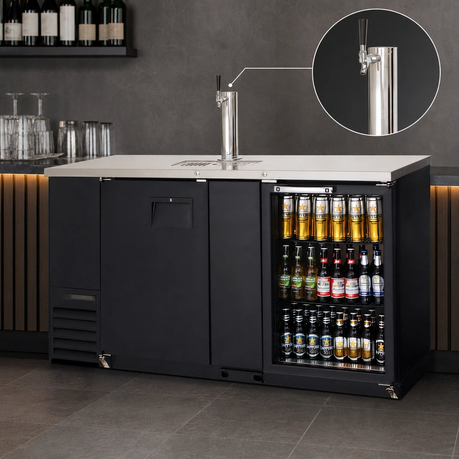 Single-Faucet Draft Tower