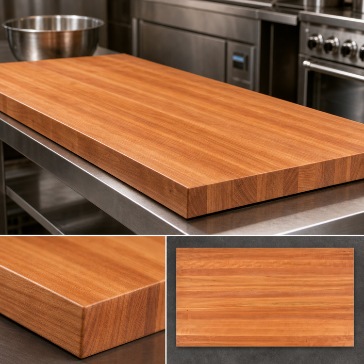 Product image #4 for Boos Block American Cherry Edge-Grain Kitchen Countertop, 60 x 30 x 3 Inches, Penetrating Oil Finish