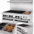 Thumbnail image #4 for Turbo Air Radiance 48-Inch Commercial Gas Range with 6 Open Burners, 12-Inch Griddle, and 2 Standard Ovens