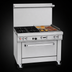 Thumbnail image #4 for Southbend Ultimate 36-Inch Gas Restaurant Range with 2 Star/Sauté Burners, 24-Inch Griddle, and Convection Oven