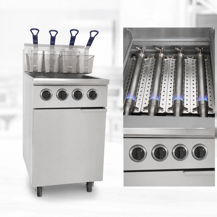Four Burners With Independent Manual Control